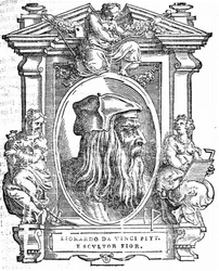 Leonardo Da Vinci. Från: Giorgio Vasari, Livet för de mest utmärkta italienska målarna, skulptörerna och arkitekterna, 1568