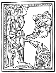 Bokstaven K, alfabetet med initialbokstäver, 1462 1844