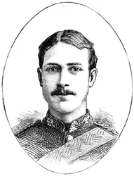 Löjtnant Henry Gribble, 3rd Dragoon Guards, c1882