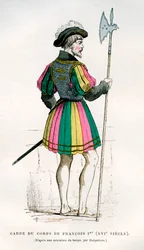 Livgarde eller livgarde av Frans I av Frankrike, 1500-talet 1882-1884