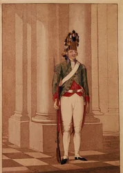 Badvaktsgrenadjär vid tiden för kejsarinnan Catherine II