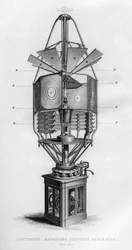 Fyrens roterande dioptriapparat, 1866