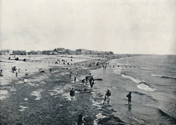 Littlehampton - Paddling vid lågvatten, 1895