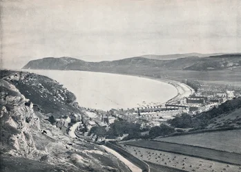 Llandudno - Ser ner från berget, 1895