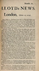 Lloyds News. London den 15 oktober 1696 - Numb. 20, 1928