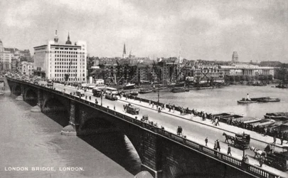 London Bridge, London, tidigt 1900-tal
