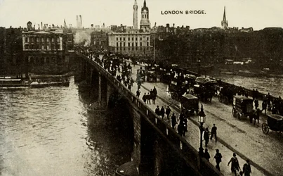 London Bridge, sent 1800-tidigt 1900-tal.