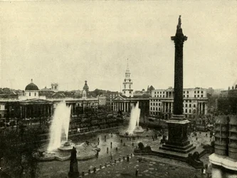 Londons mest kända torg, c1948.
