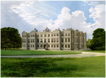 Longleat, hem för Marquess of Bath, Wiltshire, c1880