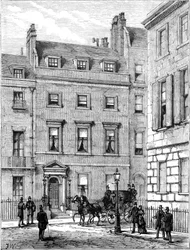 Lord Beaconsfields hus, 19, Curzon Street, Mayfair, London, 1900