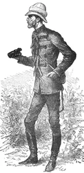 Lord Chelmsford, porträtt av en officer gjord strax före slaget vid Ulundi, c1880