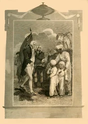 Lord Cornwallis tar emot Sons of Tippoo Saib, c1780-talet, 1816.