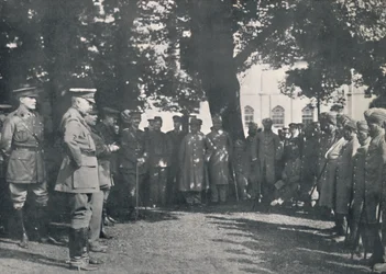 Lord Kitchener tilltalar indiska patienter, 20 juli 1915, 1939