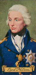 Lord Nelson, hämtat från en serie cigarettkort, 1935