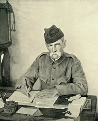 Lord Roberts Writing in his Tent, c1900, 1901.