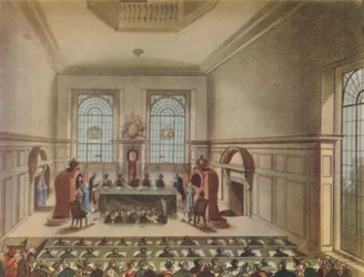 Lotteridragning i Coopers Hall, 1809, 1948.