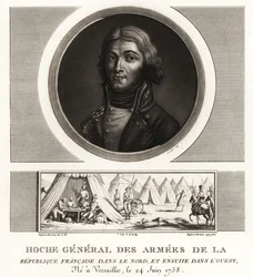 Louis Lazare Hoche, revolutionär general för franska republikens arméer, dog i Wetzlar 1797