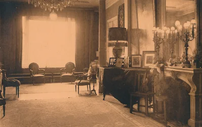 Louis XVI-rummet på den kubanska ambassaden i Bryssel, Belgien, 1927.
