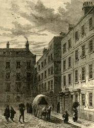 Macklins House, Tavistock Row, 1881.