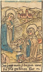 Madonna och Saint Bridget, ca. 14801500.