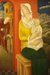 Madonna med tröja