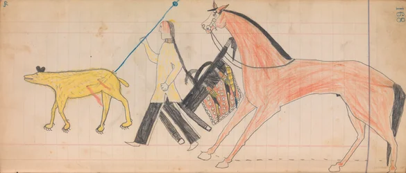 Maffet Ledger: Ritning, ca. 1874-81.