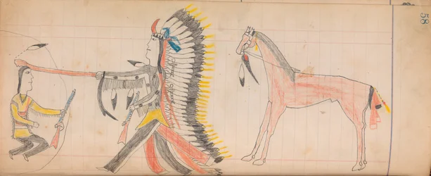 Maffet Ledger: Ritning, ca. 1874-81.