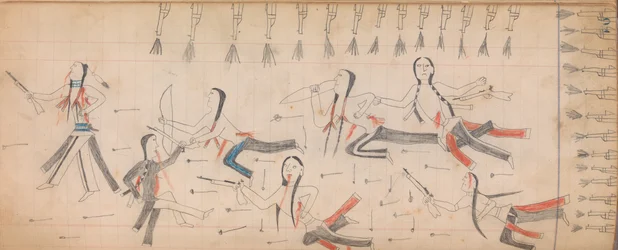 Maffet Ledger: Ritning, ca. 1874-81.