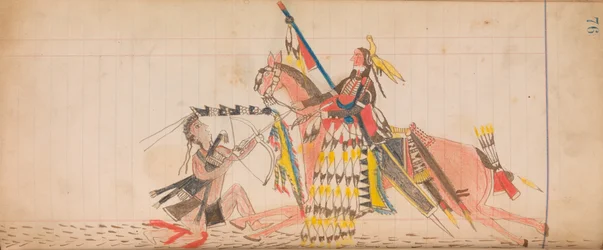 Maffet Ledger: Ritning, ca. 1874-81.