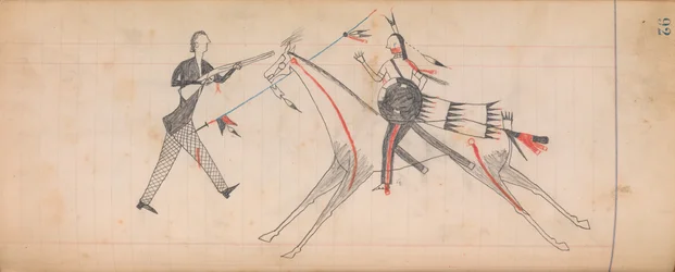 Maffet Ledger: Ritning, ca. 1874-81.