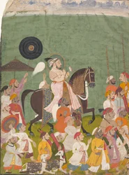 Maharana Jagat Singh II i procession, ca. 1745.