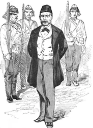 Mahmoud Fehmy, chef för Arabis-staben, c1882