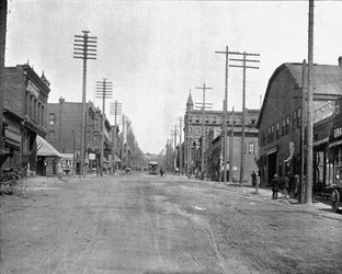 Main Street, Butte City, Montana, USA, c1900.