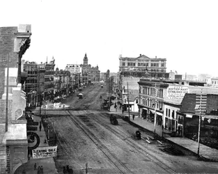 Main Street, Winnipeg, Manitoba, Kanada, c1900.