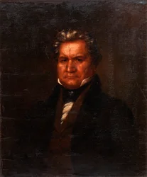 Major Ridge, Porträtt av Cherokee Indian, .