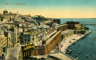 Malta - Old Barrier, c1918-c1939.