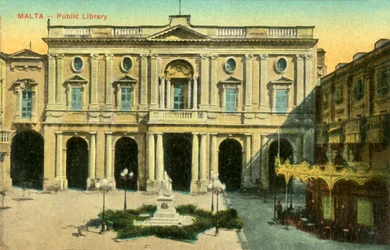 Malta – Public Library, c1918-c1939.