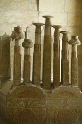 Mameluk grav i staden av de döda Le Caire Egypten