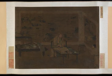 Man som rengör sitt öra, 1368-1644.