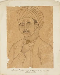 Man med en vinkopp, 1800-tal
