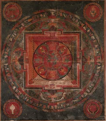 Mandala, sent 1400-tal.
