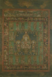 Mandala av Hannya Bosatsu, 1300-talet.