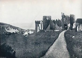Manorbier - Slottet, 1895