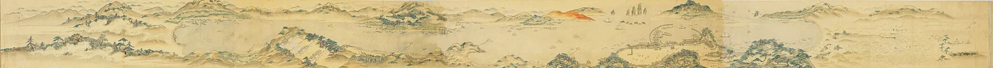 Karta över Choryang Waegwan och dess omgivningar i Busan under Joseon..., 1800-talet.