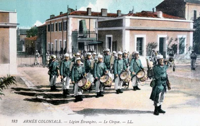 Marschband, Franska främlingslegionen, c1910