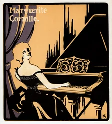 Marguerite Cornille, fransk musikhallssångerska, sent 1800-tal