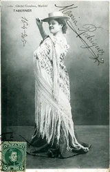 Maria Rodriguez, spansk skådespelerska, 1905