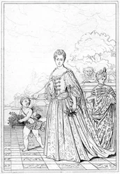 Marie Adelaide av Savojen, hertiginna av Bourgogne, c1600-talet