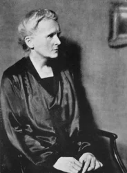 Marie Curie, polskfödd fransk fysiker, 1929