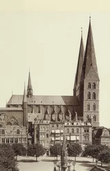 Marienkirche i Lübeck. Omkring 1900